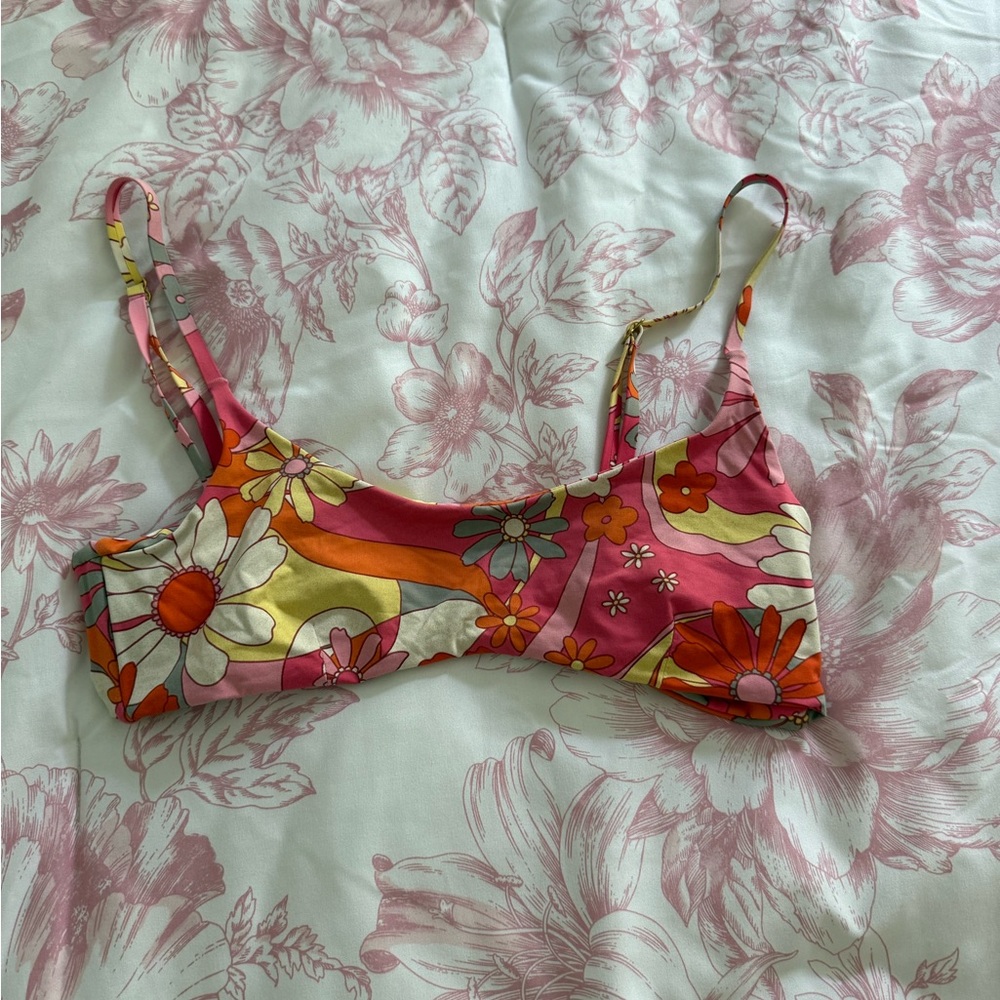 Urban Outfitters Floral Bandeau in Pink and Yellow